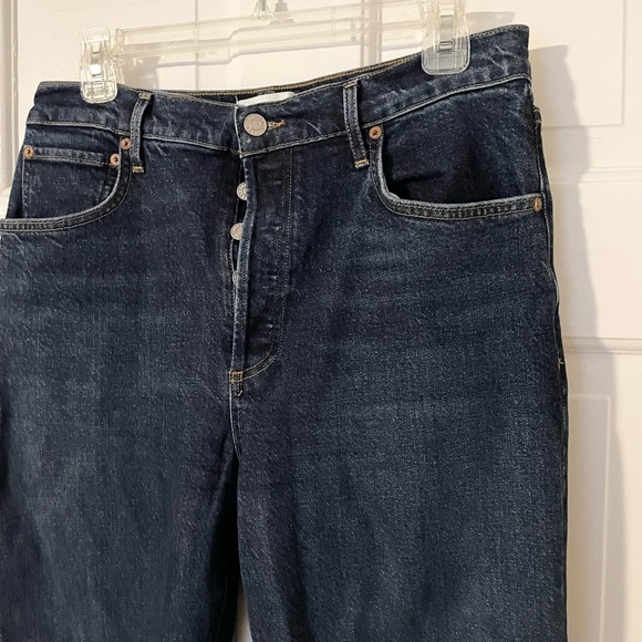 AGOLDE Riley Long Straight Leg Jeans - Picture 3 of 7